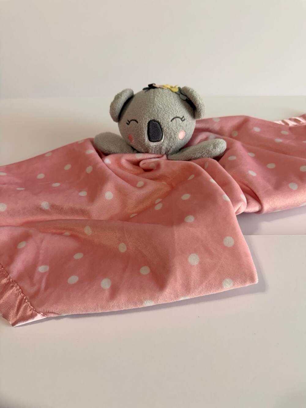 Just Born Gerber Koala Bear XL Satin Trim Security Blanket